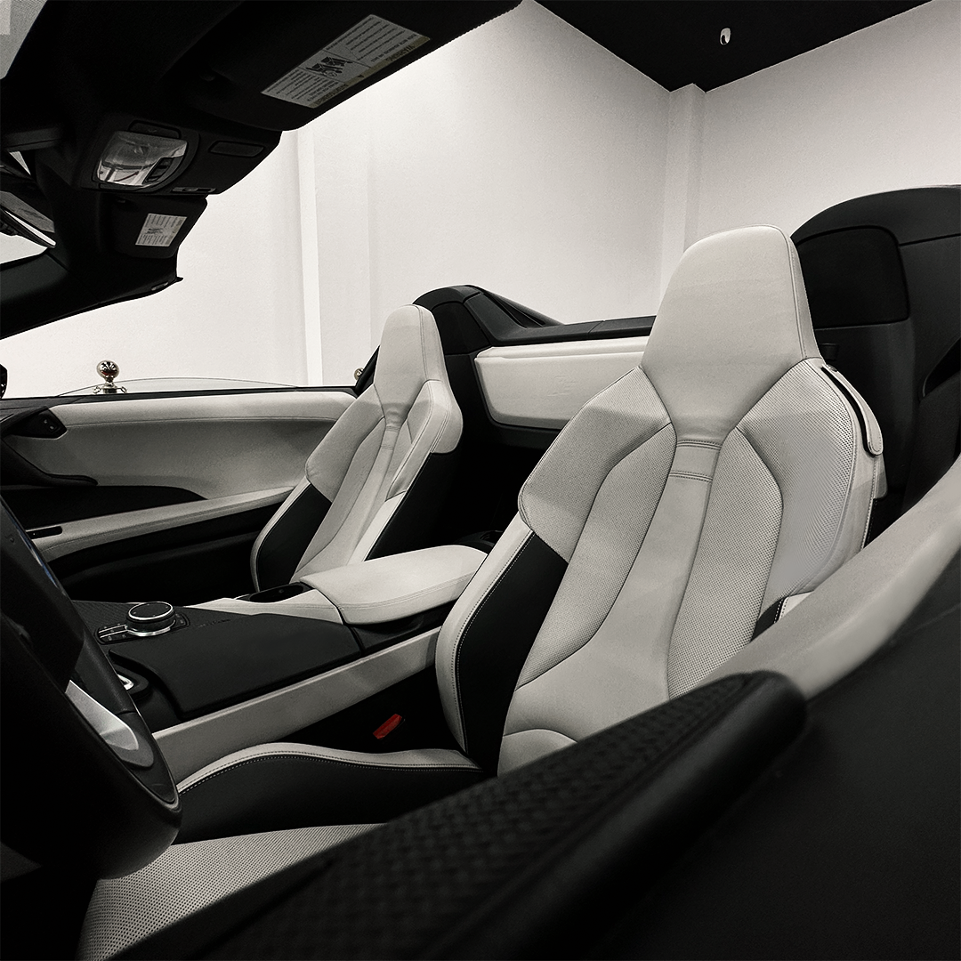 cars dubai BMW i8 interior